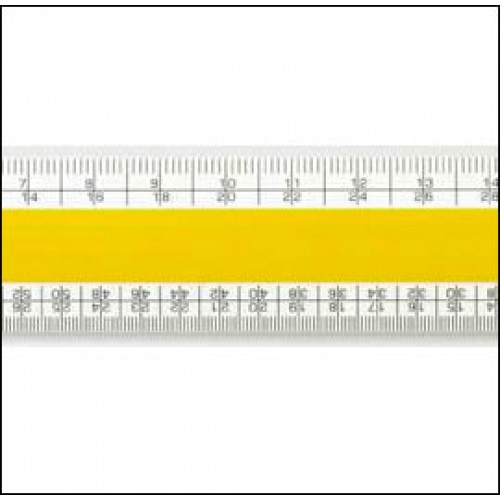 No 46 Verulam Electrical Chemical Engineers Scale Rule 6 Inch (150mm)