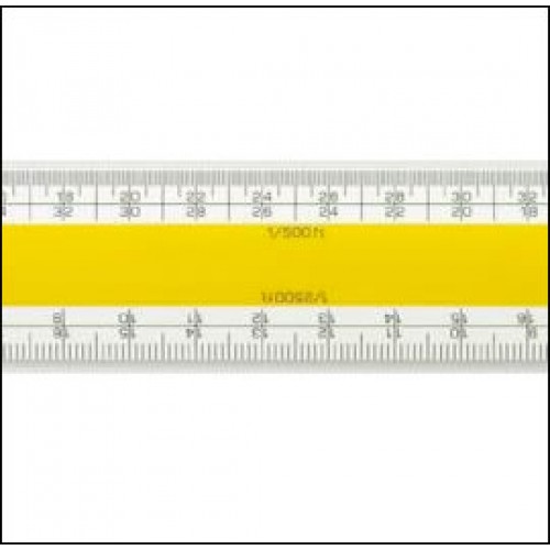 No 203 Verulam Imperial Ordnance Scale Rule 6 Inch