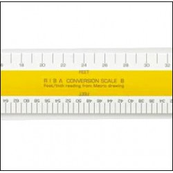 No 45 Verulam B RIBA Architects Scale Rule 12 Inch (300mm) No 45 Verulam B RIBA Architects Scale Rule 12 Inch (300mm)