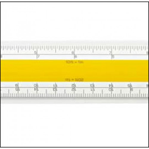 No 809 Verulam Imperial Architects Scale Rule 12 Inch