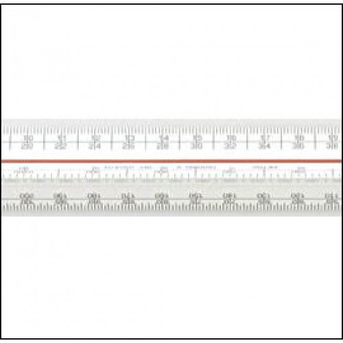 No 1 Verulam Triangular Scale Rule 300mm