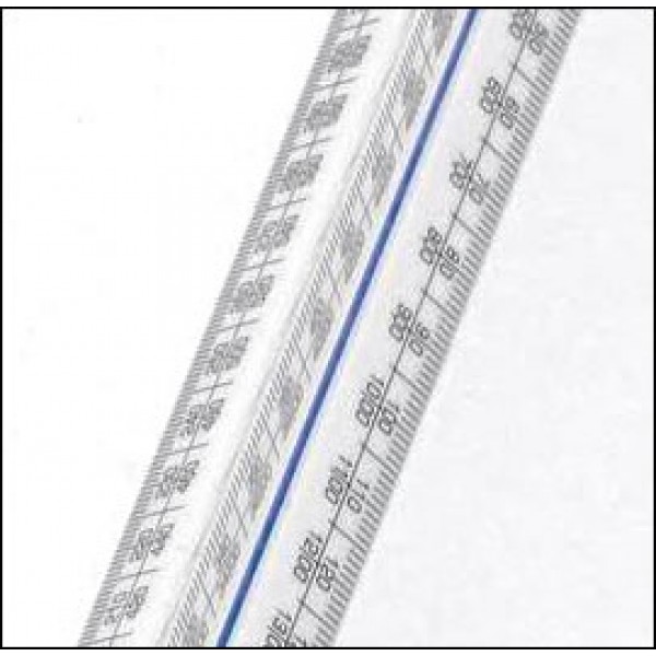 Metric A Academy Triangular Scale Rule 300mm