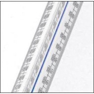 No 1 Academy Architects Triangular Scale Rule 12 Inch (300mm) No 1 Academy Architects Triangular Scale Rule 12 Inch (300mm)