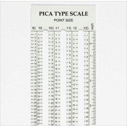 Printers Pica Type Scale Printers Pica Type Scale