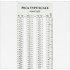 Printers Pica Type Scale