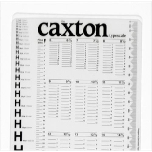 Caxton Type Scale