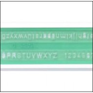 Letter and Numbering Stencil - 5mm Letter and Numbering Stencil - 5mm