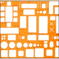 Architects Furniture Template - Scale 1:50 Architects Furniture Template - Scale 1:50