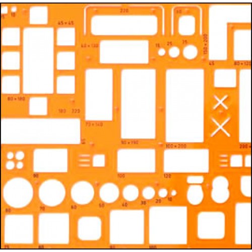 Architects Furniture Template - Scale 1:50