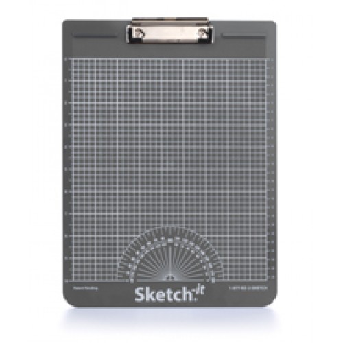 Sketch-it Straight Line Clipboard - Imperial (Grey)